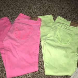 2 pairs Hollister jeans 7R